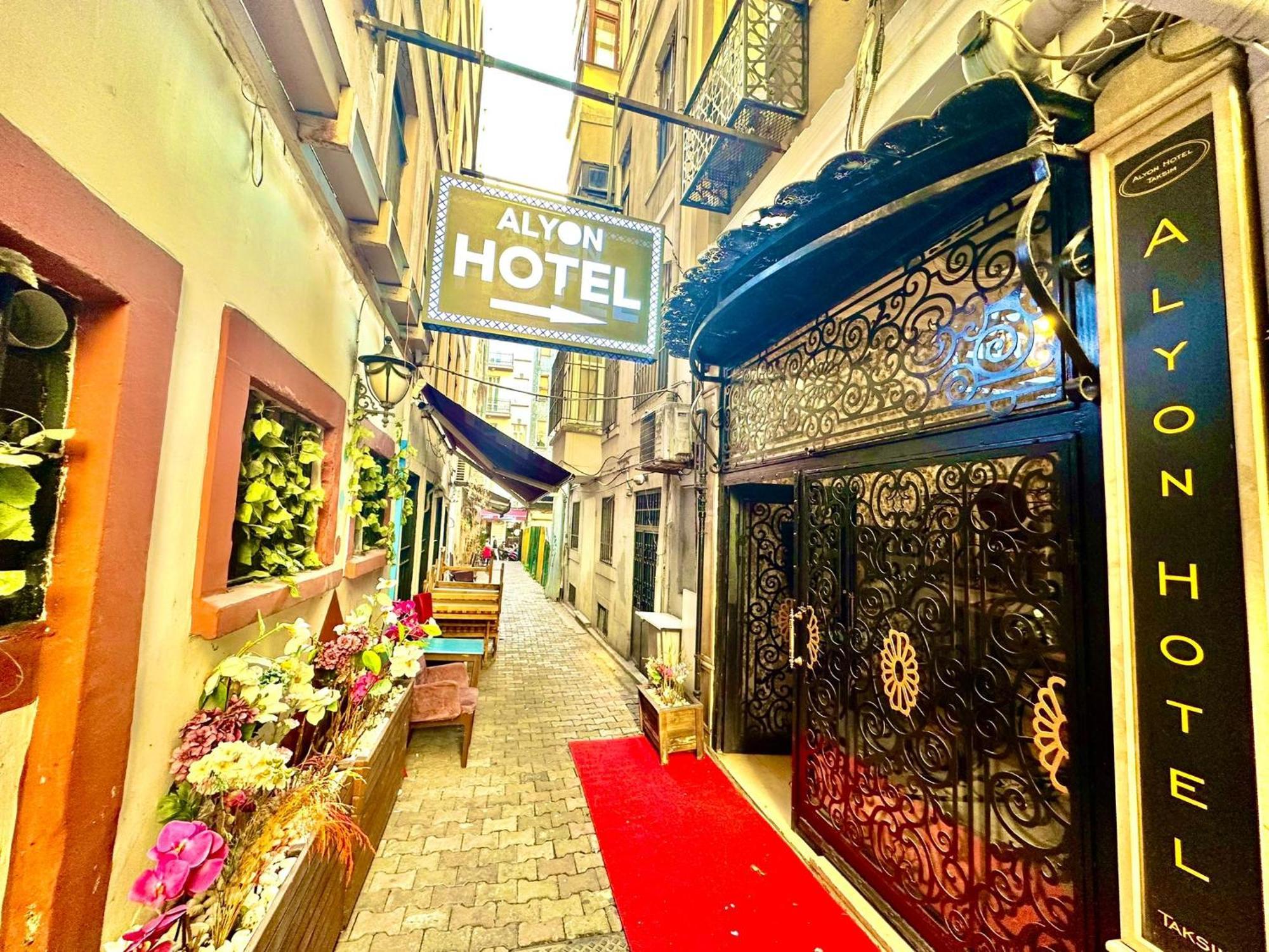 Alyon Hotel Taksim Istanbul Bagian luar foto