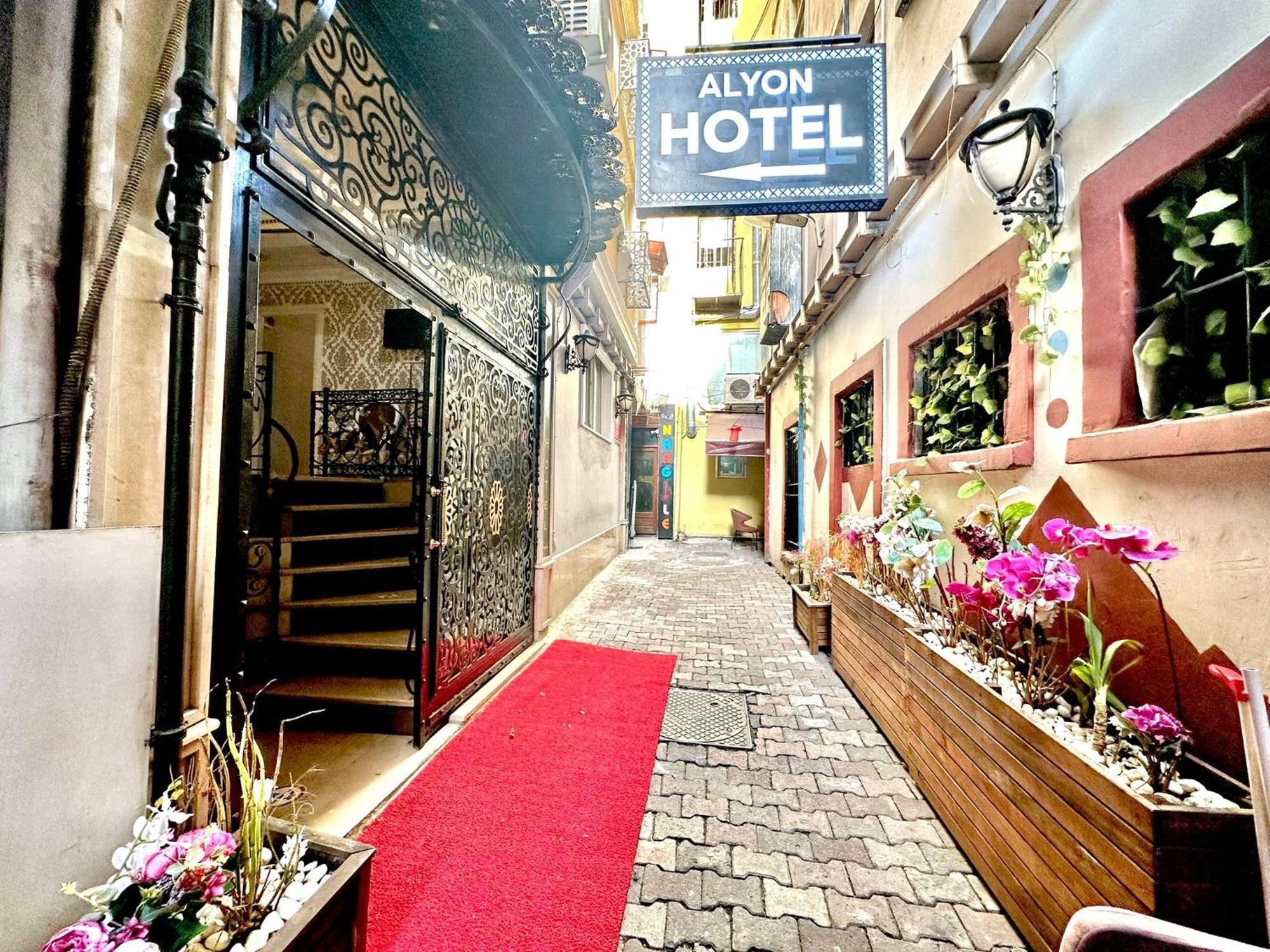 Alyon Hotel Taksim Istanbul Bagian luar foto